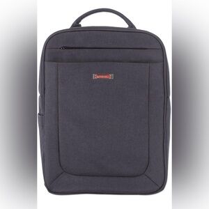 Elegant Black Gray Backpack NWOT